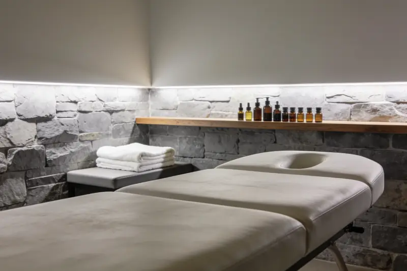 示意圖:按摩房(AI 生成,非 Bit Style Massage 實景)