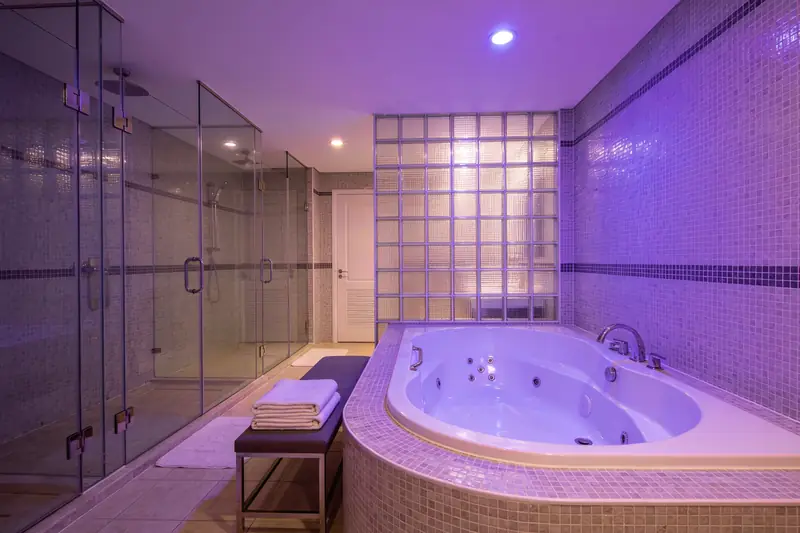 示意圖:浴房(AI 生成,非 Ya Gao Mei Massage (雅高美泰浴) 實景)