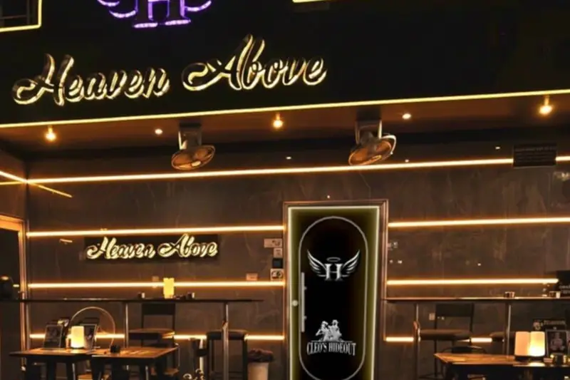 Heaven Above 店門口外觀(博考路與 LK 巷)