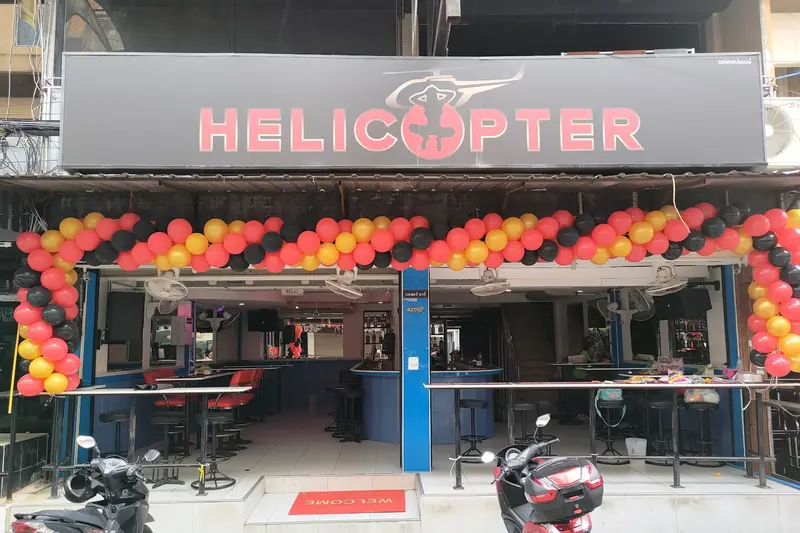 Helicopter Bar 店門口外觀(中芭提雅)