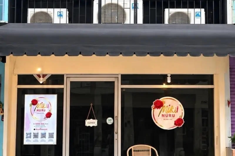 Miki Nuru Massage 店門口外觀(澎蓬)